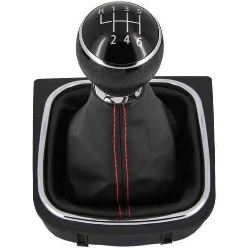 Schaltknauf + Schaltsack mit Rahmen passend für VW Jetta V | 1K2 | BJ 2005-2010