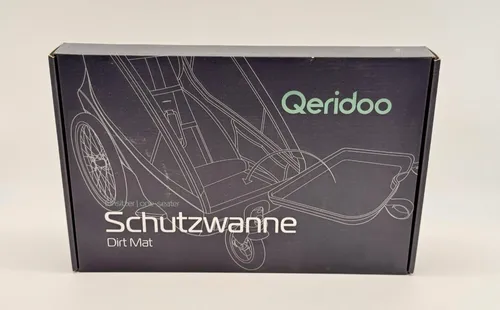 Qeridoo Schutzwanne Einsitzer 2021 - Fahrradanhänger, schützt den Fußraum des Kindersportwagens optimal vor Schmutz und Nässe – ideal für aktive Familien!