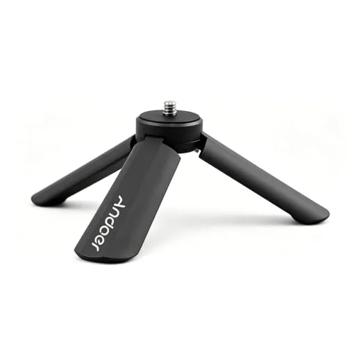 Andoer Mini-Stativ, tragbar, Tripod und Griff, Stabilisator, faltbar, Zeit, Lapse, Fotografie, Halterung für Feiyu WG2 G5 SPG Serie Vimble C Summon WG WGS G4S G4 Pro Gimbal