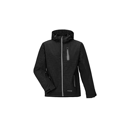Cube 3700 Softshelljacke 2XL schwarz - Funktionsjacke für optimalen Wetter- und Kälteschutz, ideal für Outdoor-Aktivitäten und aktive Freizeitgestaltung.