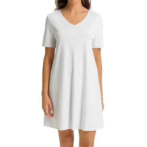 Hanro Cotton Silk Nachthemd (S Weiß) von HANRO