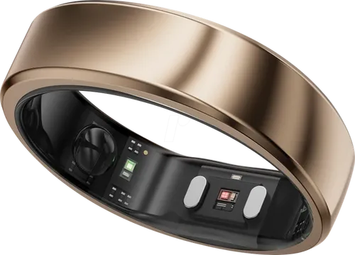 RingConn Fitness-Tracker RINGCONN Smarter Ring Gen2 Air gold - Fitness-Tracker mit fortschrittlicher Gesundheitsüberwachung, wasserdicht bis 100m, Akku bis zu 10 Tage, und KI-gestütztem Gesundheitsprogramm für personalisierte Empfehlungen.