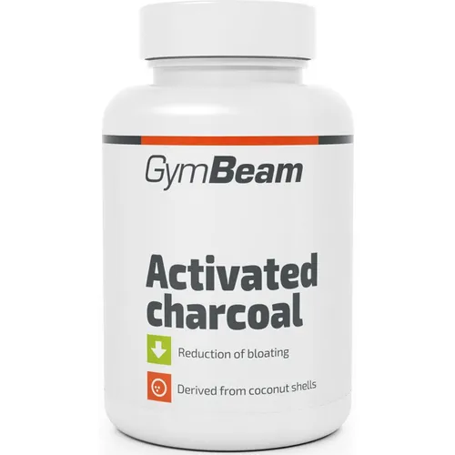 GymBeam Activated Charcoal Unterstützung der Verdauung 60 KAP