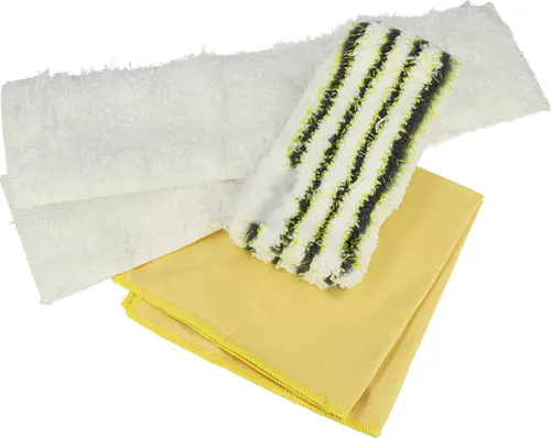 vhbw 4-tlg. Mikrofaser-Tuchset kompatibel mit Kärcher SC 5 EasyFix Premium Iron, SC 6.800 CB, SI 2.600 CB, SI 2125, SG 4/4, SC 6.800 C Dampfreiniger