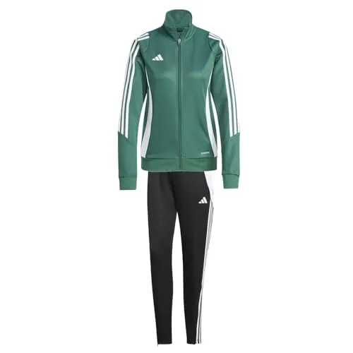 adidas Damen Trainingsanzug Tiro 24 Team Dark Green/White XS