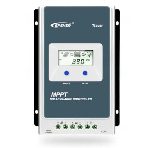 EPEVER MPPT Solar Ladegerät Tracer AN Serie 10A/20A/30A/40A mit 12V/24V DC Automatische Identifizierung Systemspannung (10A)