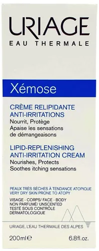Uriage Xémose Lipid-Replenishing Anti-Irritation Cream 200 ml