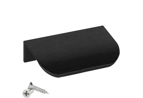 SO-TECH® Möbelgriff BLANKETT TOMMY 70 mm schwarz gebürstet in schwarz von SO-TECH