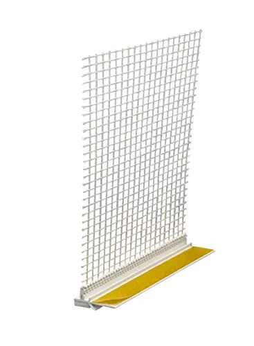 Produktbild 10x Handelskönig Anputzleiste 9 mm mit Gewebe und Lippe – 260 cm