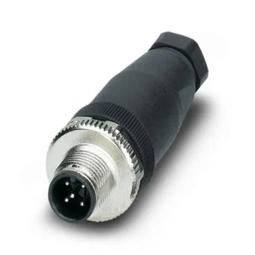 Produktbild Phoenix Contact 1663116 Sensor-/Aktor-Steckverbinder, unkonfektioniert M12 Stecker, gerade Polzahl Sensoren: 5 1 St.