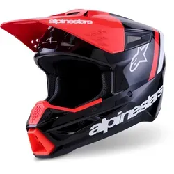 Alpinestars S-M3 Radium Motocross Helm - Motorradhelme mit ECE 22.06 Zulassung, entwickelt für besten Aufprallschutz und optimale Belüftung für Motocross und Offroad-Fahrer.