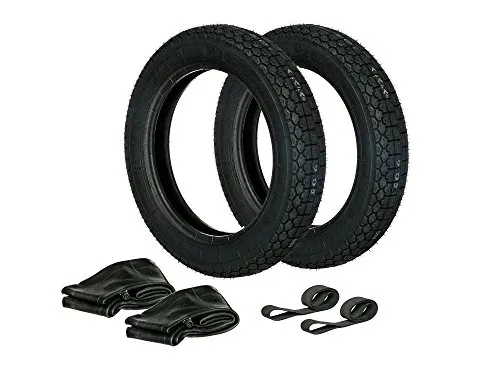 Produktbild AKF Set: 2x Reifen 3.00 x 12 Heidenau K38 + 2x Schläuche + 2x Felgenband