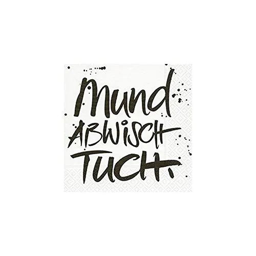 Papierservietten Weiß von Paper+Design GmbH tabletop