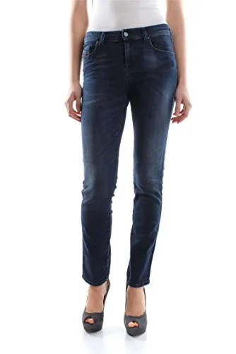 Diesel Damen Straight Jeans Sandy, Blau (01), 26W / 32L von Diesel