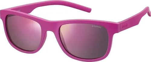 Polaroid 6015-S-CYQ-51 Unisex-Sonnenbrille - Sportbrillen mit stylischem rosa Rahmen und UV-Schutz für optimalen Schutz und Komfort beim Sport oder in der Freizeit.