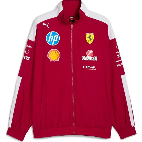 PUMA Scuderia Ferrari F1 2025 Fahrer T7 Oversized Jacke in rot von PUMA