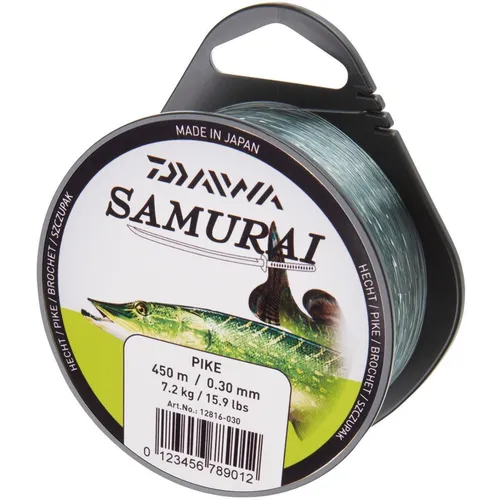 Daiwa Samurai Hecht 0,30mm / 7,2kg / 450m Monofile Schnur Hechtschnur