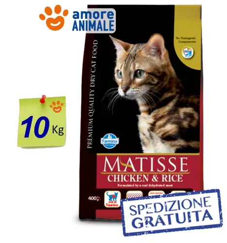 Farmina Matisse Adult Huhn Und Reis 10 KG für Katzen Erwachsene - Kroketten