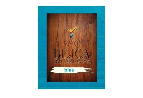 rekol Kreativset Holzbeize Möbelbeize Trockenbeize Beize Pulverbeize f. 2-3m², (1 Tüte á 18g), blau