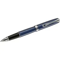 DIPLOMAT Tintenroller Excellence A2 Midnight Blue Chrom - Füller mit elegantem Design, hochwertigem Metallgehäuse und 5 Jahren Garantie für langlebigen Schreibkomfort.