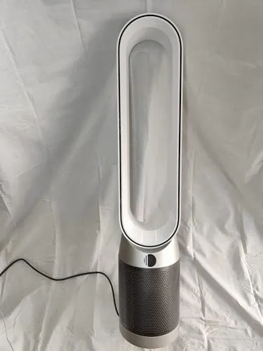 Dyson Purifier Cool Autoreact TP7A - Luftreiniger und Ventilator in Weiß Nickel, entfernt 99,95% der ultrafeinen Partikel mit HEPA-13 Filtration und LCD-Display