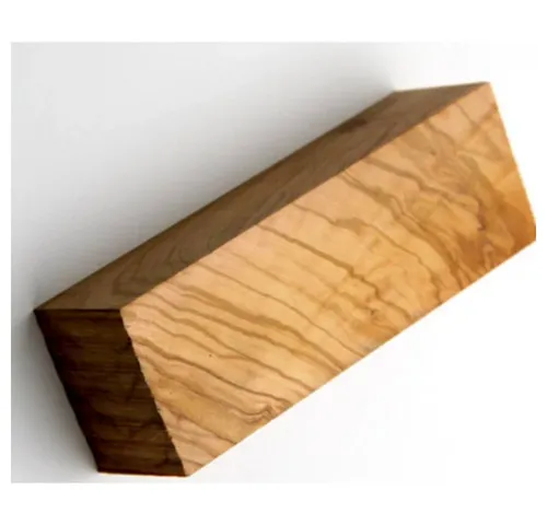 Olivenholz-erleben Kantholz DIY – Olivenholz Kantel (ca. 2 x 2 x 12 cm) für Stifte etc., (1-tlg), ausdrucksvolle Maserung und KEINE Risse im Holz