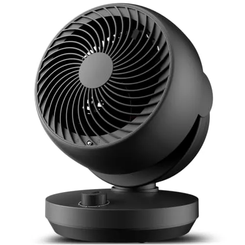 Leiser Tischventilator 22dB mit 3D Turbo Luftzirkulation von AirEase