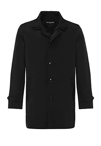 Redbridge Herren Mantel Trenchcoat Jacke Übergangsjacke Schwarz M