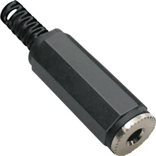 TRU COMPONENTS TC-2517002 Klinken-Steckverbinder 3.5 mm - Audio-Adapter mit gerader Buchse für eine zuverlässige Verbindung von Audio- und Video-Geräten, ideal für Heim- und Profi-Anwendungen.