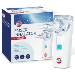 EMSER Inhalator compact - Elektrischer Inhalator für effektive Atemwegstherapie, kompakt und benutzerfreundlich