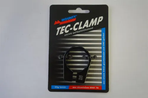 Mounty Special Tec-Clamp leichte Sattelstützklemme 31,8mm schwarz
