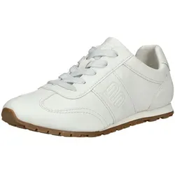 Bagatt Sneaker aus Kunstleder - Hochwertiger Sneaker aus weißem Kunstleder, ideal für Freizeitaktivitäten. Mit herausnehmbarer Decksohle für optimalen Tragekomfort und sportlicher, dämpfender Laufsohle.