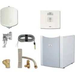 Wolf BWS-1-10 Hocheffizienz-Sole/Wasser-Wärmepumpe mit Wärmepumpen-Manager WPM-1