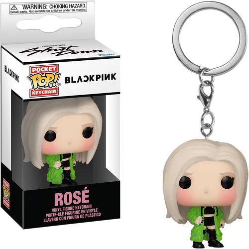 Blackpink - Rosé - Schlüsselanhänger Funko Pocket POP! Keychain - Action- & Spielfiguren, handliches Design aus robustem Vinyl, perfekt für Fans und als stylisches Accessoire.