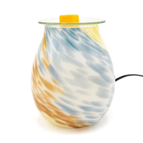 Candle Brothers Elektrische Duftlampe aus Keramik - Moderne Aromalampe in elegantem Weiß, ideal für stimmungsvolle Düfte. Perfekt für jeden Raum und mit geprüfter Qualität für den täglichen Einsatz.