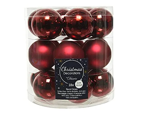 Weihnachtsbaumschmuck Rot von Kaemingk