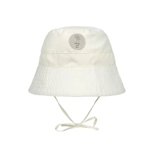 LÄSSIG Splash & Fun Baby und Kleinkind Sonnenhut Fischerhut mit UV-Schutz Nature 46/49 7-18 Monate