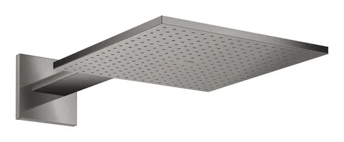 Axor Showersolutions Kopfbrause 300/300 2jet eckig mit Brausearm Unterputz - Polished Black Chrome - Luxuriöse Brause für ein individuelles Duscherlebnis, mit zwei Strahlarten und elegantem Design in Polished Black Chrome.