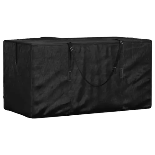 vidaXL Aufbewahrungstasche für Gartenkissen - Wasserfeste und UV-beständige Abdeckhaube für Möbelsets mit praktischem Reißverschluss und Griffen. Hält deine Gartenkissen sauber und organisiert.