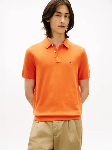 Tommy Hilfiger Poloshirt ESSENTIAL COTTON KNITTED - Entdecke das Poloshirt »ESSENTIAL COTTON KNITTED« von Tommy Hilfiger. Aus hochwertiger Baumwolle gefertigt, bietet es besten Tragekomfort und einen sportlichen Look für Freizeit und Büro.