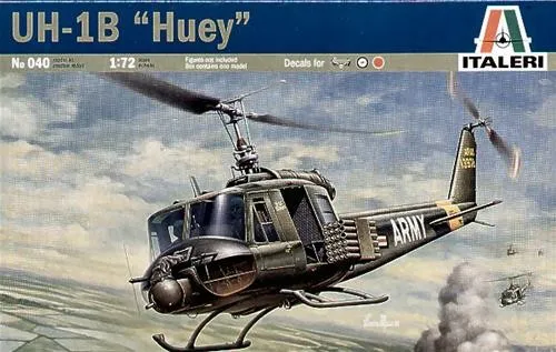 1:72 Italeri Elicottero Bell Uh-1B Huey Kit IT0040 Modellbau