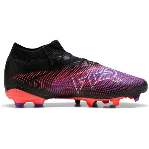 PUMA FUTURE 8 PRO FG/AG - Kreativität entfesseln in lila 42.5 - Fußballschuhe für Spieler, die den Unterschied machen. Mit flexiblem Elasthan®-Obermaterial und innovativem Stollendesign für 360-Grad-Agilität auf Rasen und Kunstrasen.
