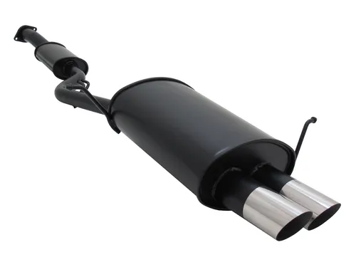 Novus Sportauspuff für BMW E36 Compact 318Ti 2x76mm MS-Design - Schalldämpfer mit sportlichem Design, verbessert den Sound und die Leistung Ihres BMW E36 Compact.