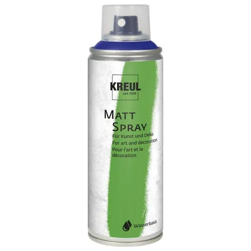 KREUL Matt Spray hochpigmentiert und wasserfest für Innen und Außen, 200 ml,