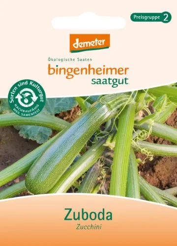 Bingenheimer Saatgut - Zucchini Zuboda - Gemüse Saatgut / Samen