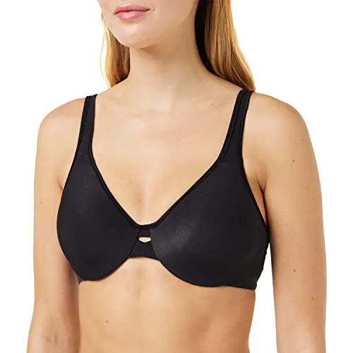 Maidenform Damen Minimizer BH Plunge Into Comfort Keyhole Lilyette, Black (Onyx), 75D