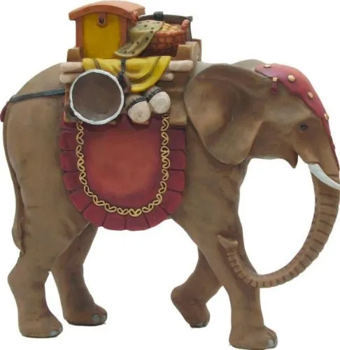 Elefant, geeignet für 9cm Figuren, handbemalen