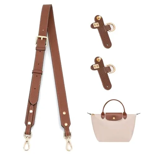 Verstellbarer Schultergurt für Longchamp Taschen in braun von Carreneu