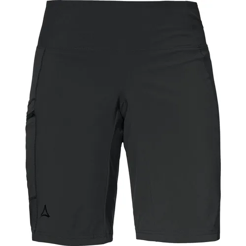 Schöffel Meleto Shorts black 36 - Damen Radhosen & Shorts mit innovativem Materialmix und 6-Panel Konstruktion für optimalen Tragekomfort und Bewegungsfreiheit beim Radfahren.