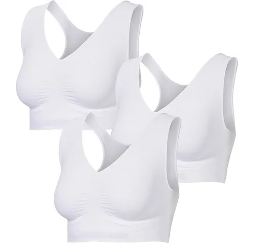 Patsy & Lou Sport-BH (Set, 3er-Pack) superweich und ultraleicht, feuchtigkeitsregulierend